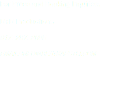 For Press and Booking Inquiries: B+B Productions 917. 287. 2095 EMAIL: INFO@BEATKAESTLI.COM 
